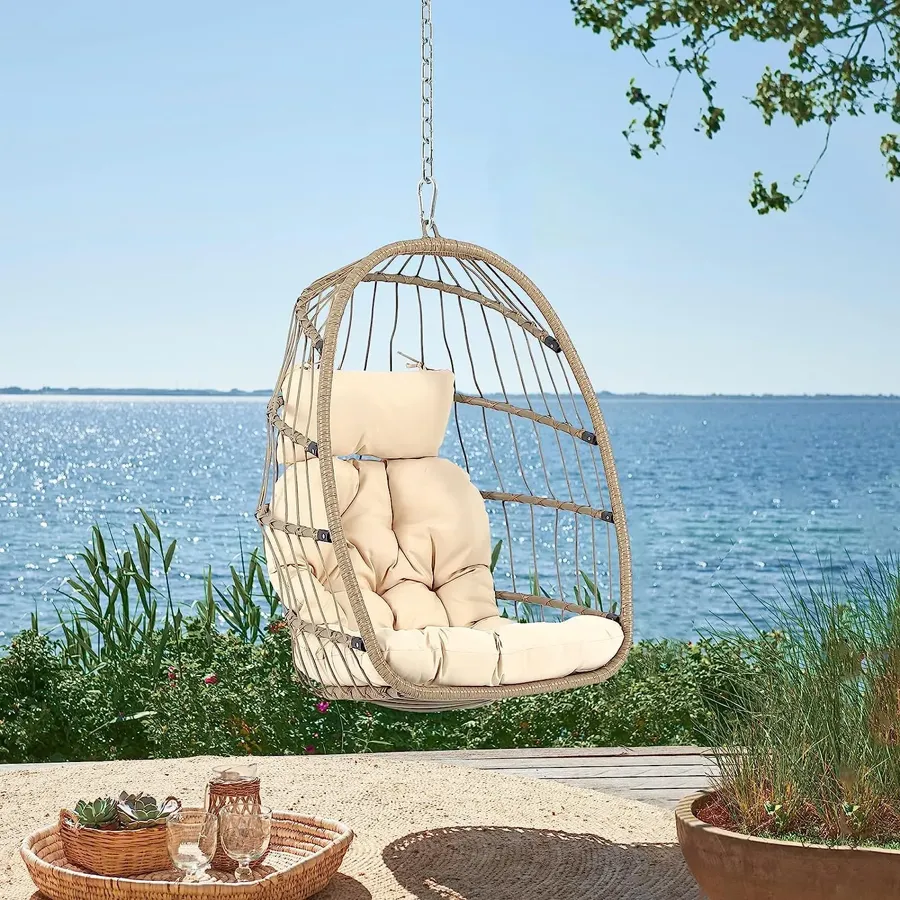 Indoor Outdoor Egg Swing Chair with Stand