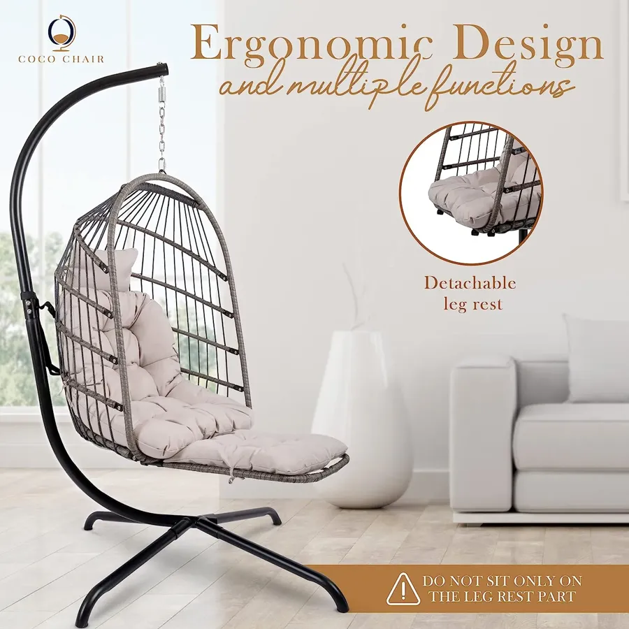 Chair Hanging Egg Chair | Foldable Egg Chair