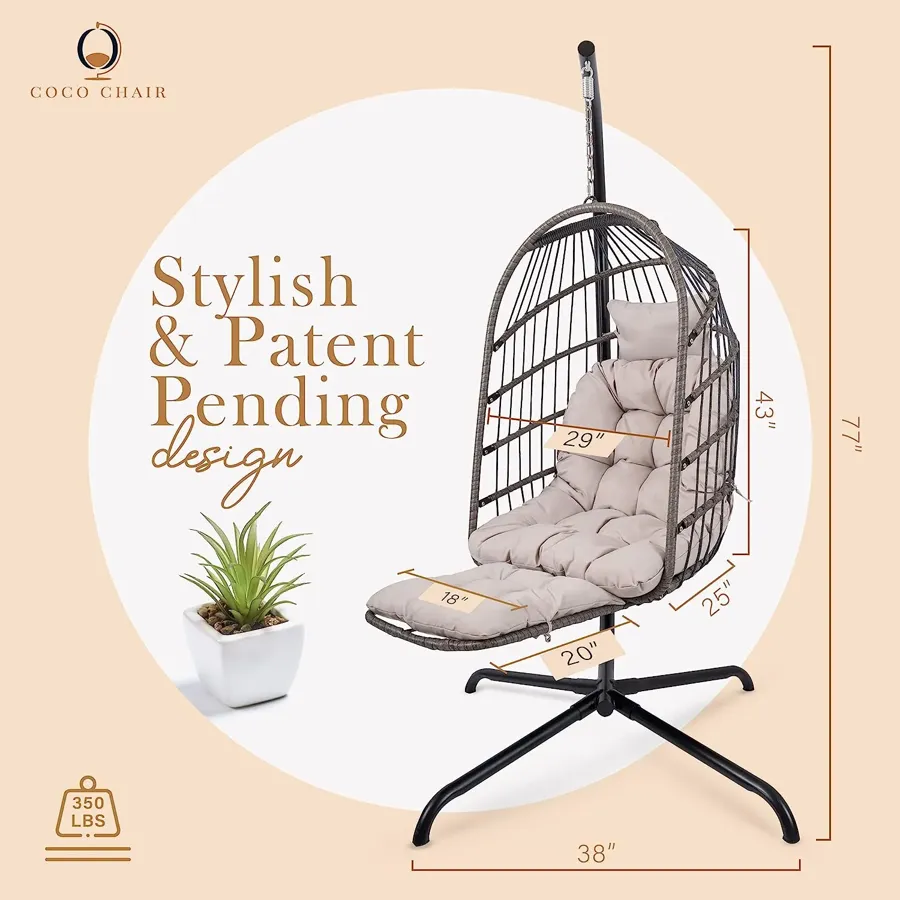 Chair Hanging Egg Chair | Foldable Egg Chair