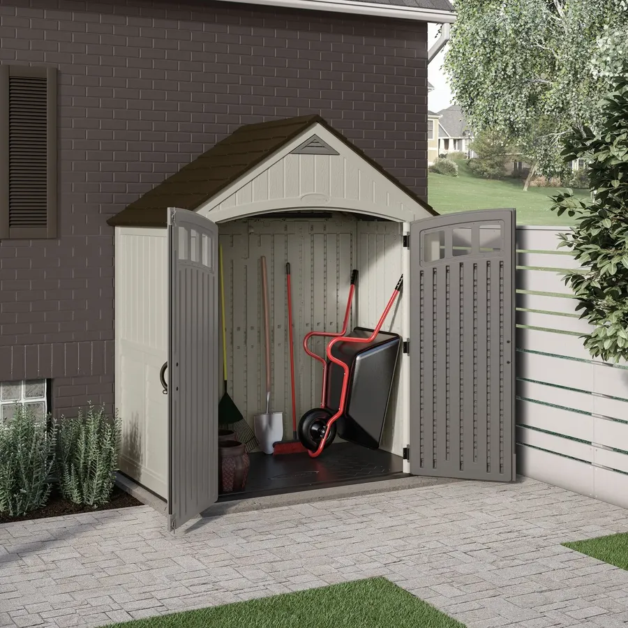 Outdoor Covington 7 1/2 ft. W x 4 ft. D Storage Shed