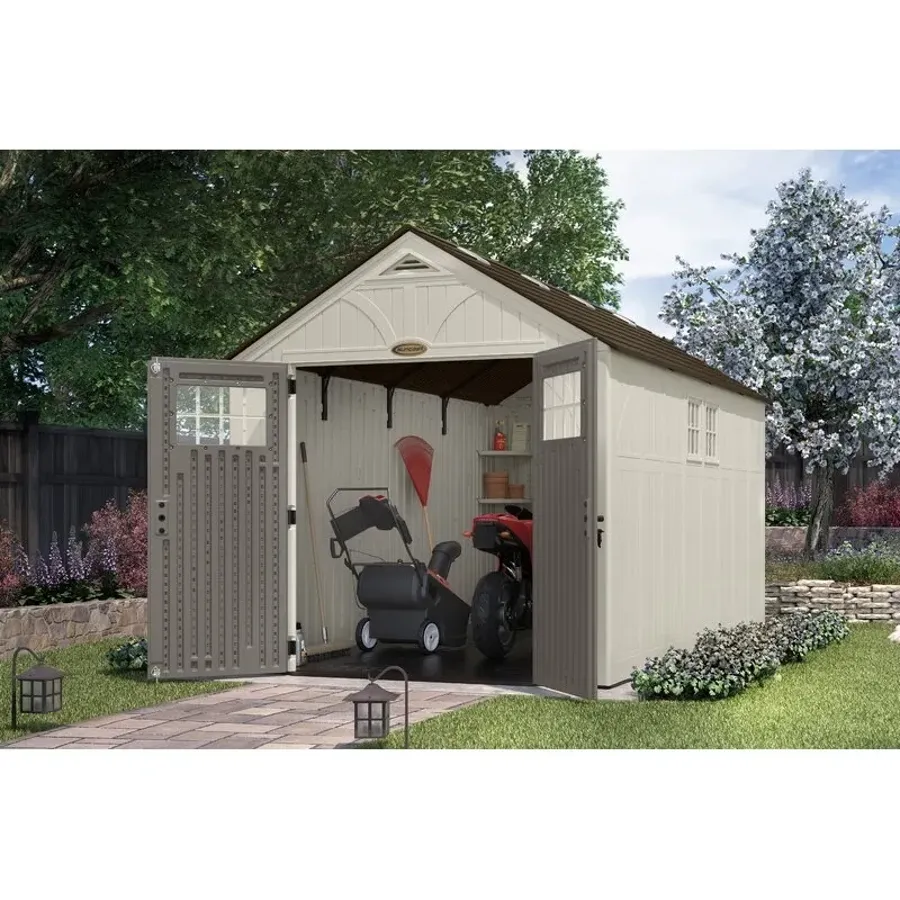 Tremont 8 ft. W x 13 ft. D Plastic Storage Shed