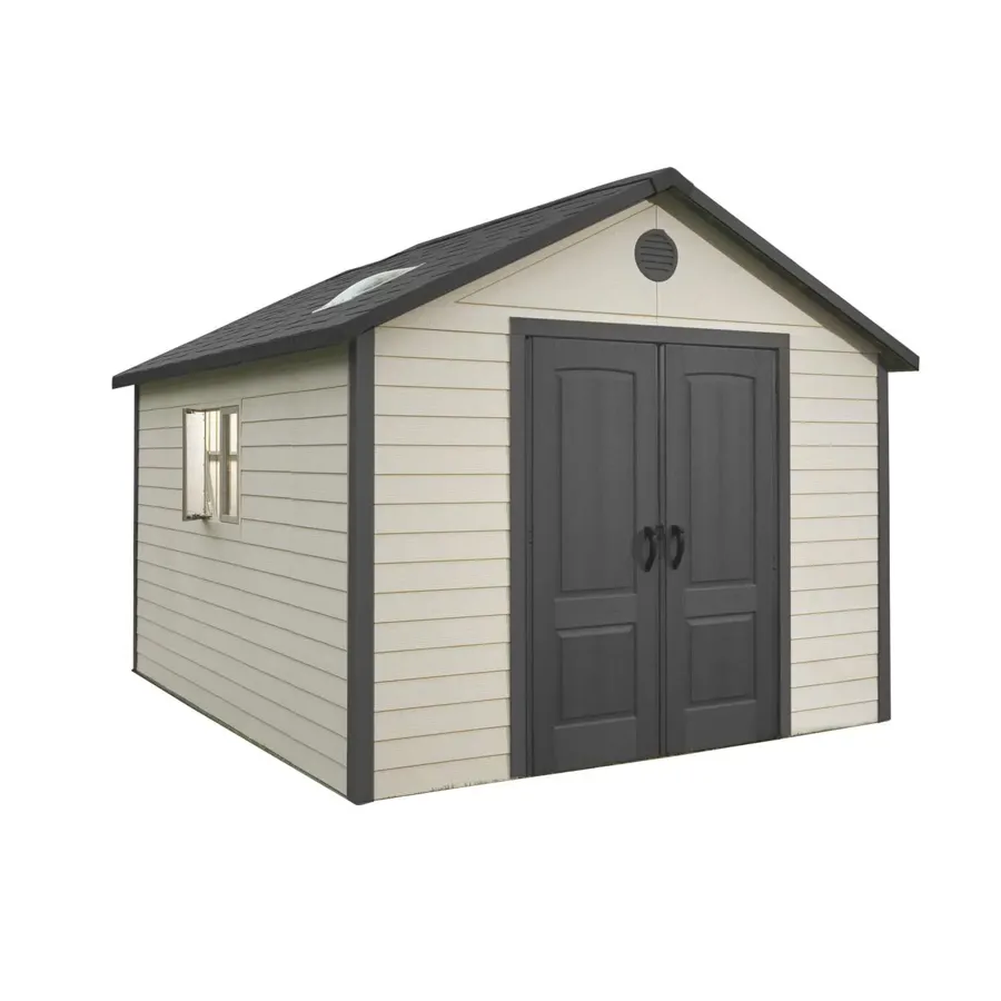 11 ft. W x 11 ft. D Plastic Storage Shed