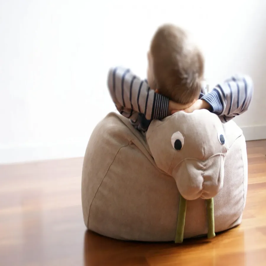 Tricky the Walrus  Beanbag by Saccotto