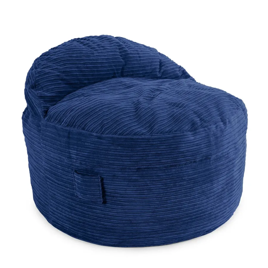 Adult Bean Bag Chair - Full- NEST Terry Corduroy