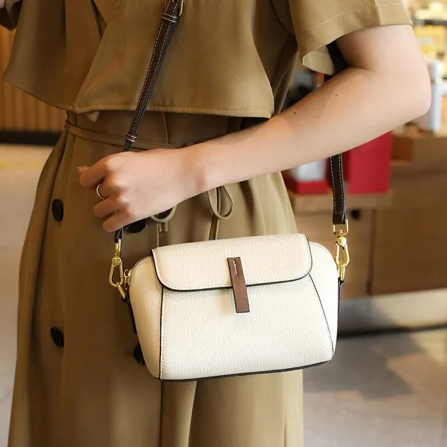 Light Luxury Soft Leather Crossbody Bag