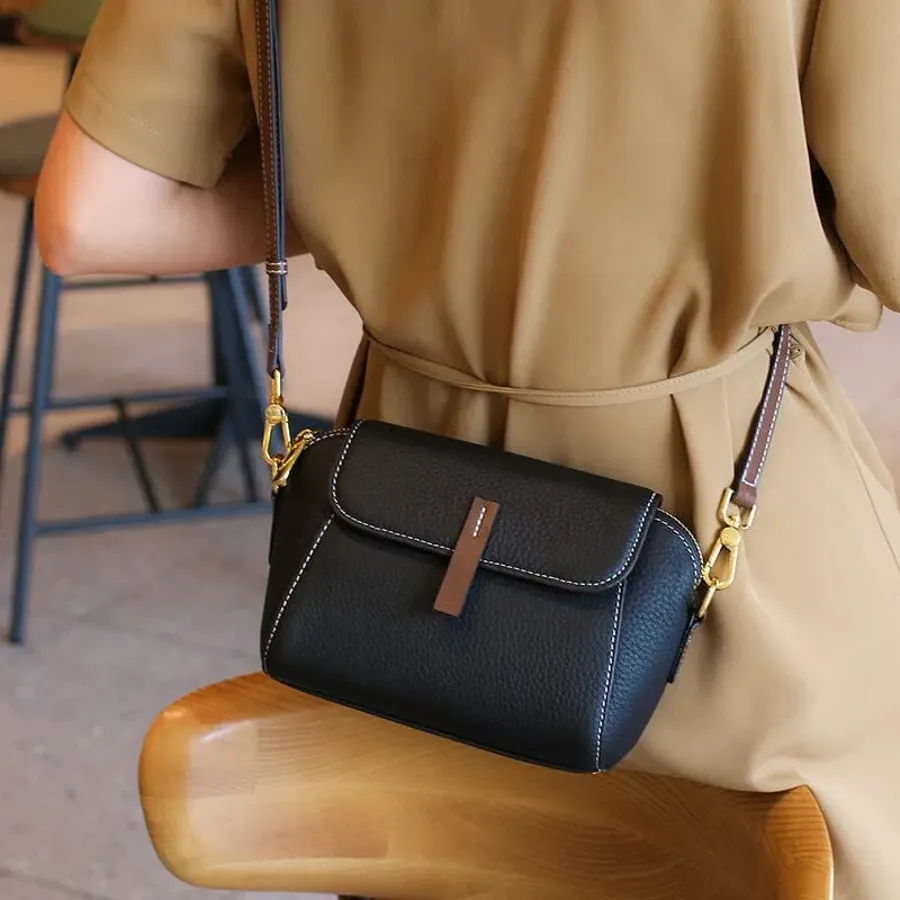 Light Luxury Soft Leather Crossbody Bag