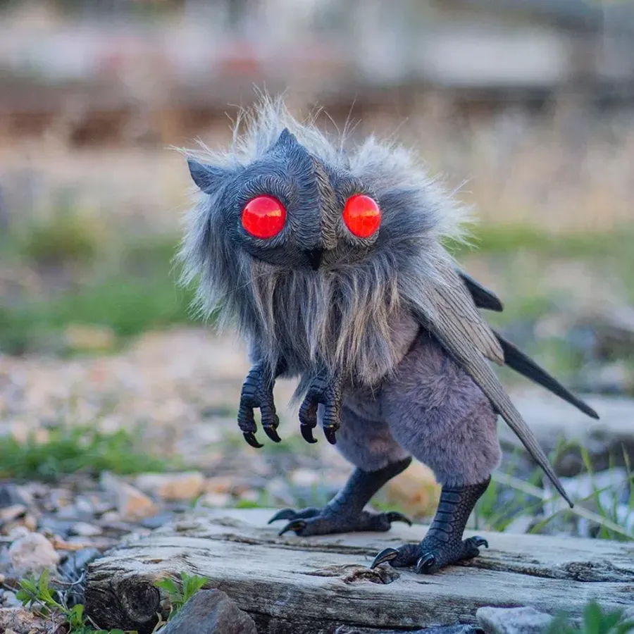 Mothman Baby Poseable Art Doll