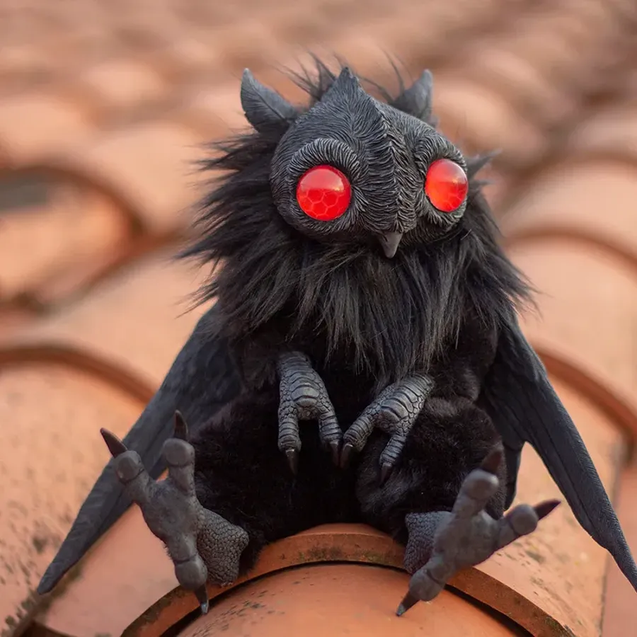 Mothman Baby Poseable Art Doll