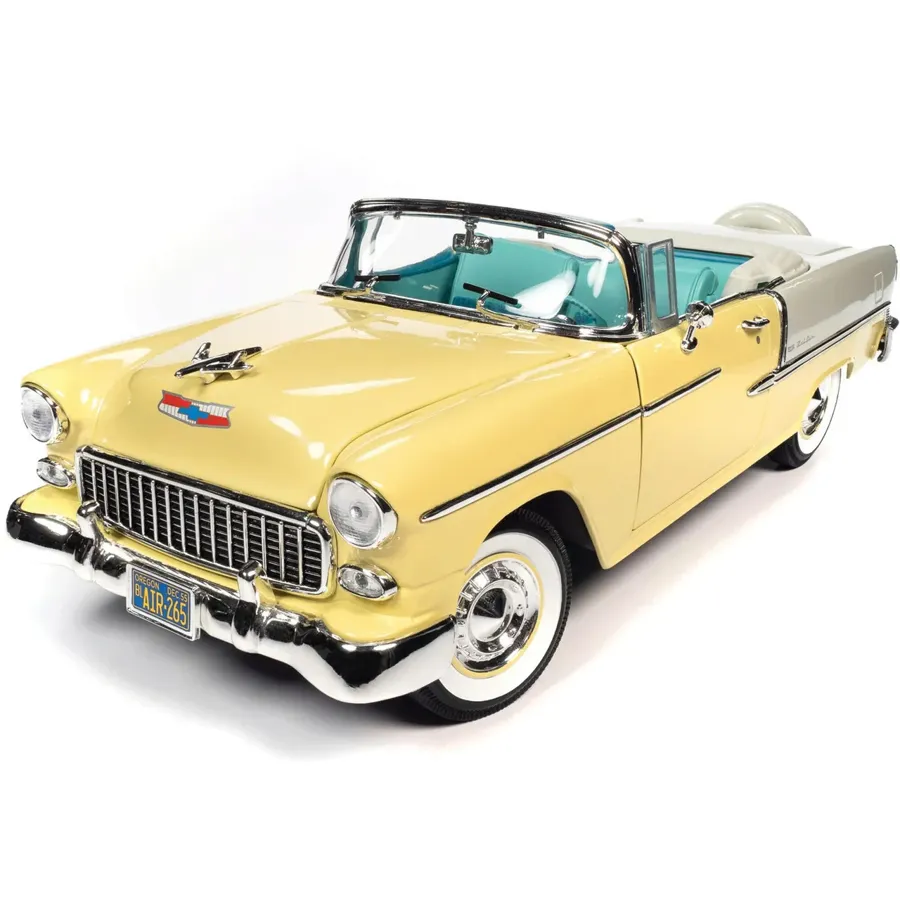 1955 Bel Air Convertible - Harvest Gold 1:18 Scale Diecast Replica Model