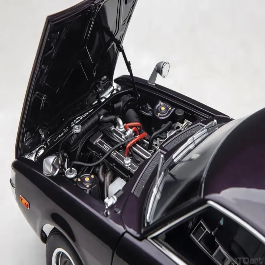 Toyota Celica Liftback 2000Gt (Ra25) 1973 Dark Purple - Autoart Scale 1:18