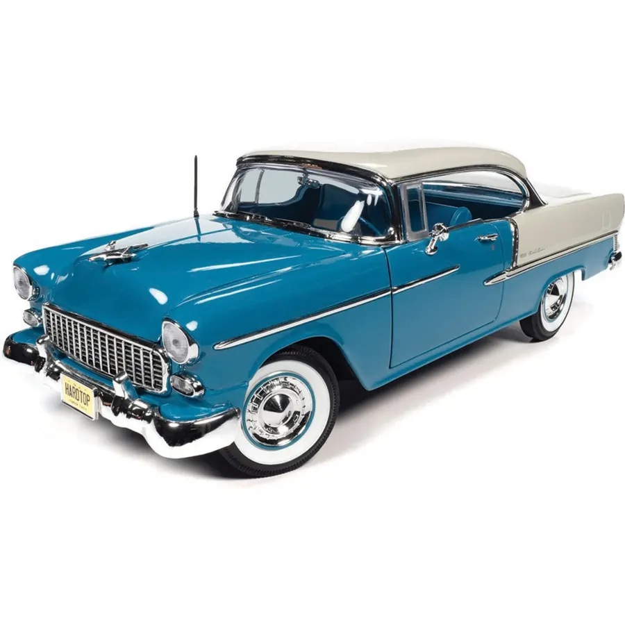 1955 Bel Air Hardtop (Hemmings) - Skyline Blue & India Ivory 1:18 Scale